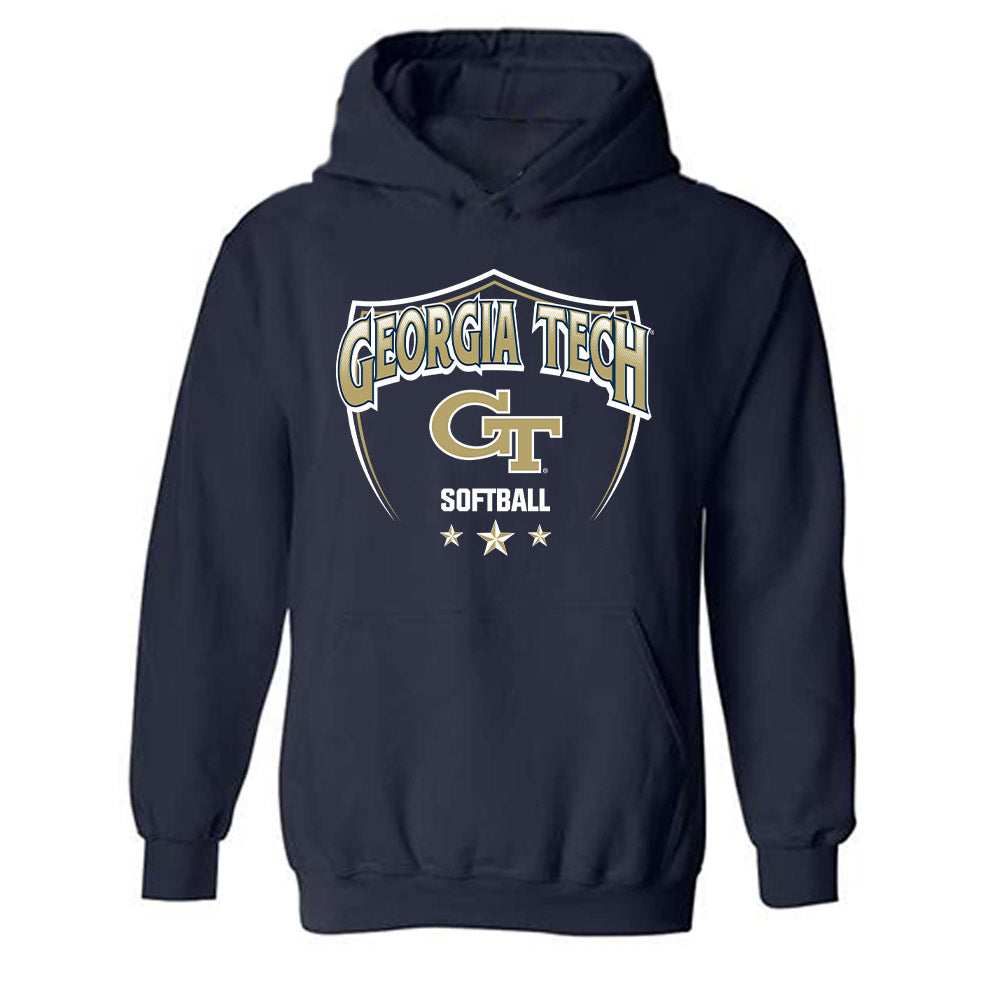 Georgia Tech - NCAA Softball : Abigail Mckinnis - Classic Shersey Hooded Sweatshirt-0