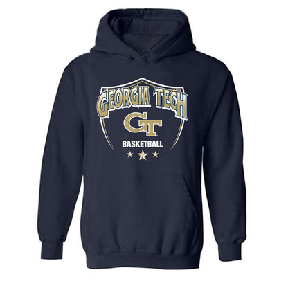 Georgia Tech - NCAA Men's Basketball : Davi Remagen - Classic Shersey Hooded Sweatshirt-0