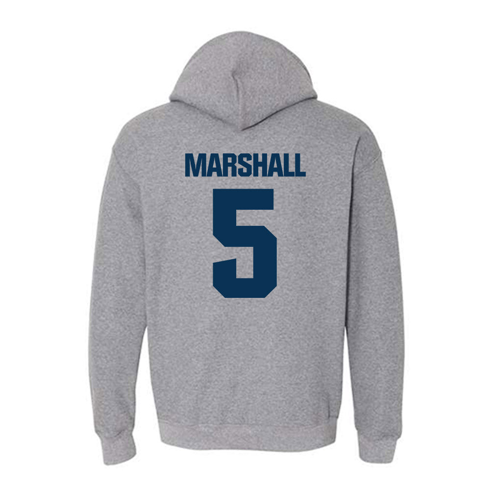 Georgia Tech - NCAA Men's Basketball : Peyton Marshall - Classic Shersey Hooded Sweatshirt-1