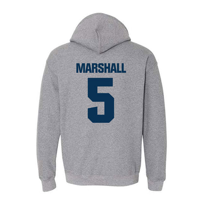 Georgia Tech - NCAA Men's Basketball : Peyton Marshall - Classic Shersey Hooded Sweatshirt-1