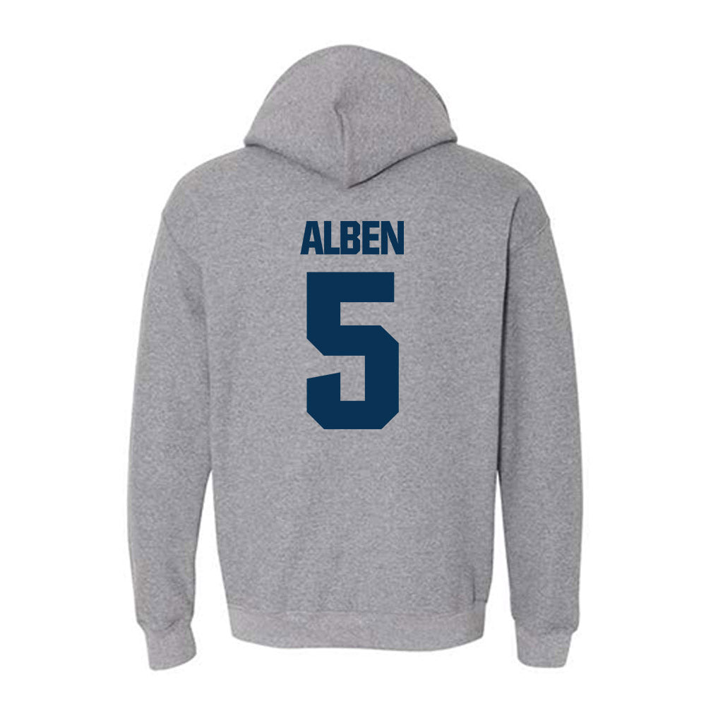 Georgia Tech - NCAA Women's Basketball : Catherine Alben - Classic Shersey Hooded Sweatshirt-1