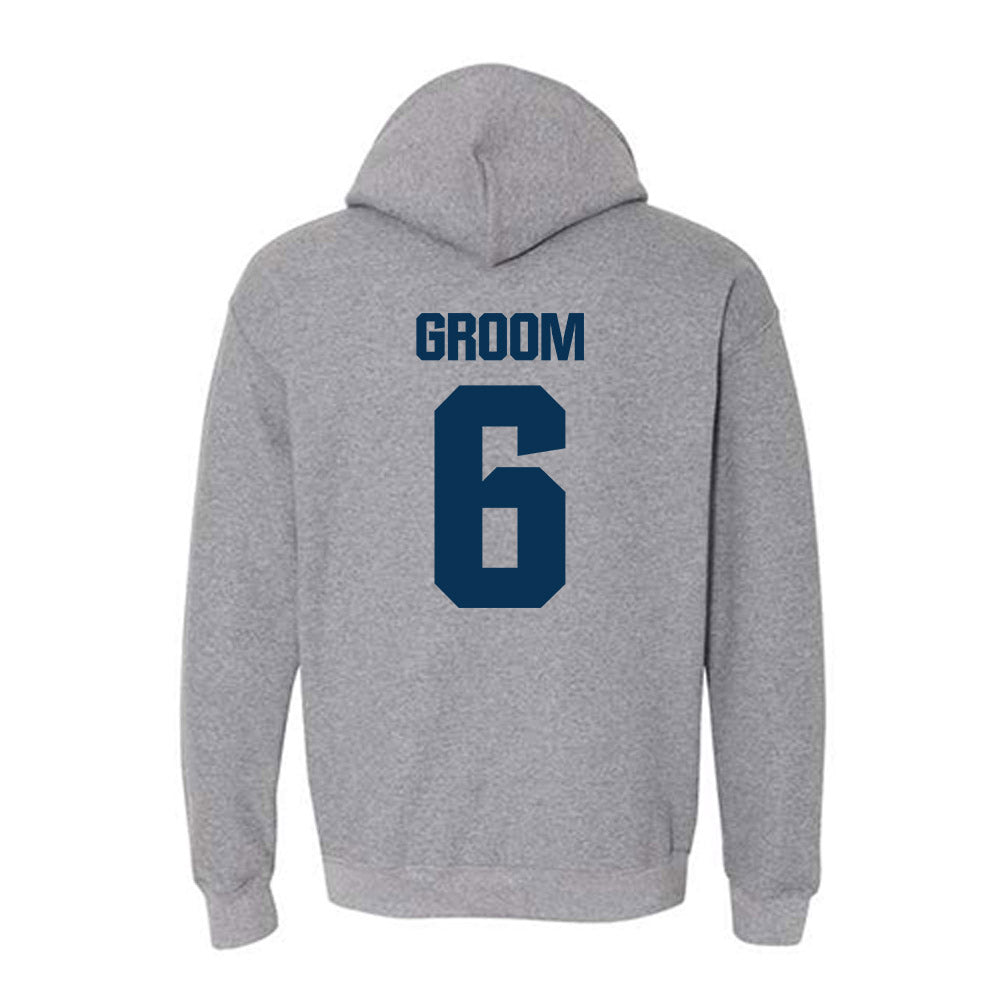 Georgia Tech - NCAA Women's Volleyball : Anika Groom - Classic Shersey Hooded Sweatshirt-1
