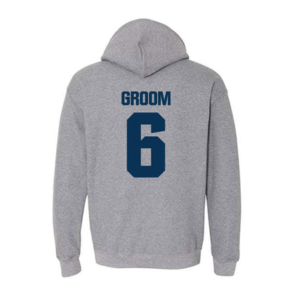 Georgia Tech - NCAA Women's Volleyball : Anika Groom - Classic Shersey Hooded Sweatshirt-1