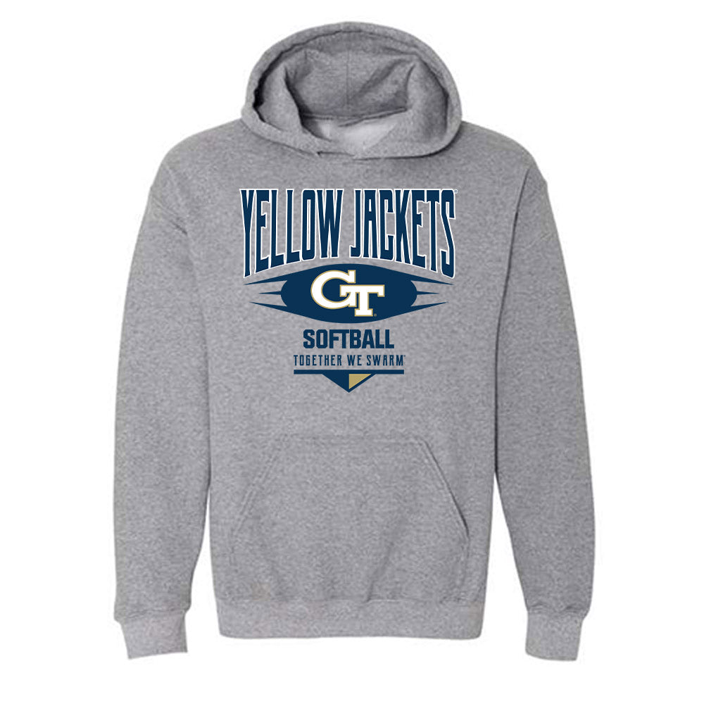Georgia Tech - NCAA Softball : Holly Medina - Classic Shersey Hooded Sweatshirt-0