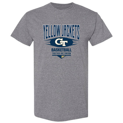 Georgia Tech - NCAA Men's Basketball : Jaeden Mustaf - Classic Shersey T-Shirt-0