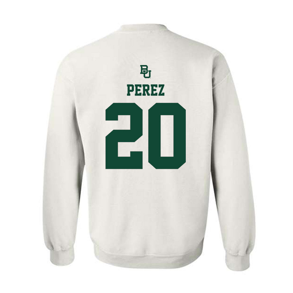 Baylor - NCAA Men's Basketball : Maikcol Perez - Sports Shersey Crewneck Sweatshirt-1