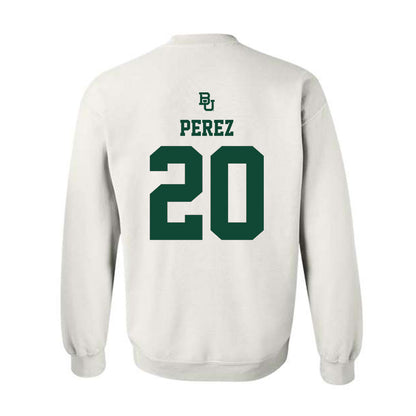 Baylor - NCAA Men's Basketball : Maikcol Perez - Sports Shersey Crewneck Sweatshirt-1