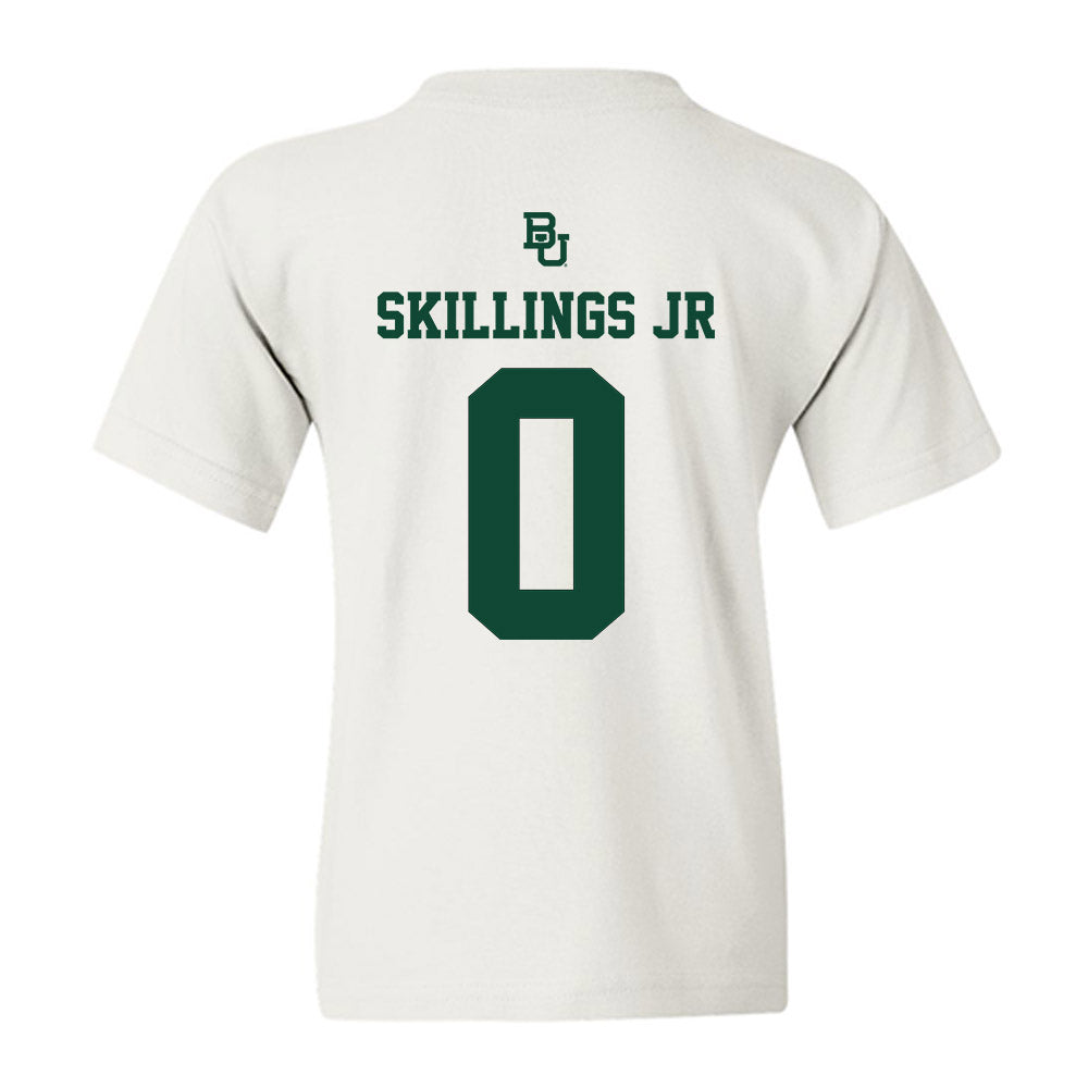 Baylor - NCAA Men's Basketball : Daniel Skillings Jr - Sports Shersey Youth T-Shirt-1