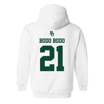 Baylor - NCAA Men's Basketball : Juslin Bodo Bodo - Sports Shersey Hooded Sweatshirt-1