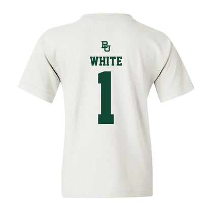 Baylor - NCAA Men's Basketball : Jaylon White - Sports Shersey Youth T-Shirt-1