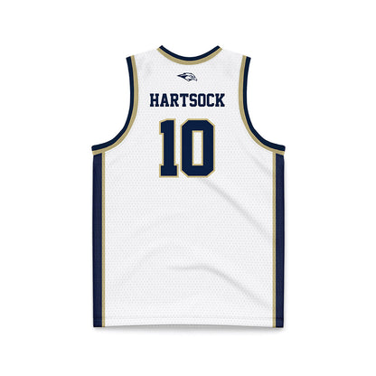 Oral Roberts - NCAA Women's Basketball : Preslee Hartsock - White Basketball Jersey-1