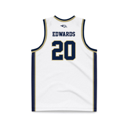 Oral Roberts - NCAA Women's Basketball : Bella Edwards - White Basketball Jersey-1