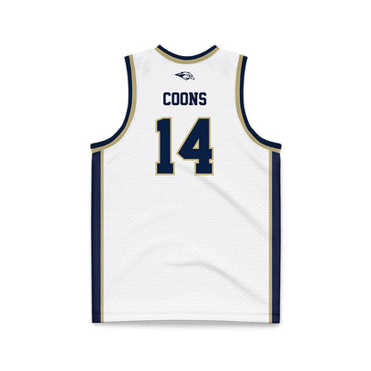 Oral Roberts - NCAA Women's Basketball : Hannah Coons - White Basketball Jersey-1