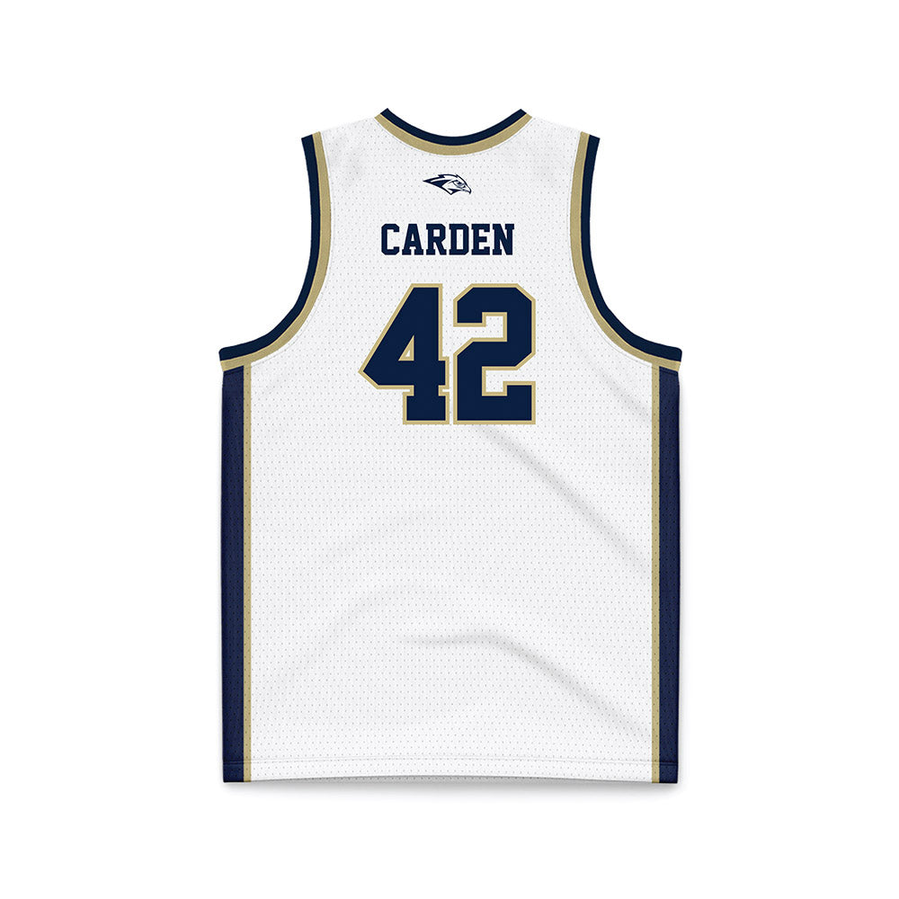 Oral Roberts - NCAA Women's Basketball : Mary Carden - White Basketball Jersey-1