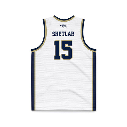 Oral Roberts - NCAA Women's Basketball : Alana Shetlar - White Basketball Jersey-1