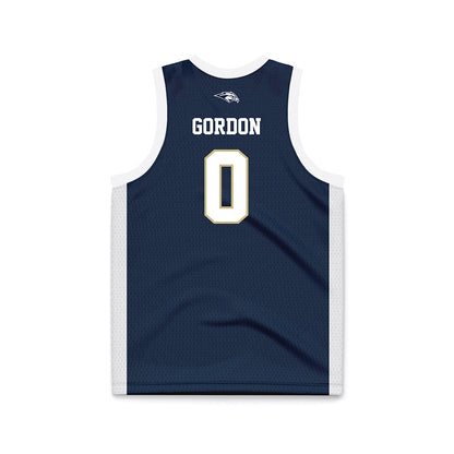 Oral Roberts - NCAA Women's Basketball : Ari Gordon - Navy Basketball Jersey-1