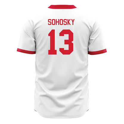 Miami of Ohio - NCAA Baseball : Zac Sohosky - White Jersey-1
