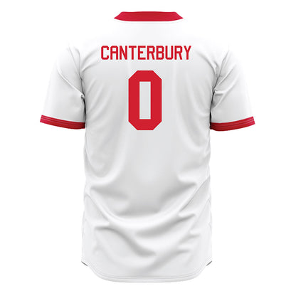 Miami of Ohio - NCAA Baseball : Colin Canterbury - White Jersey-1