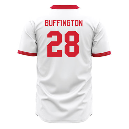 Miami of Ohio - NCAA Baseball : Matthew Buffington - White Jersey-1