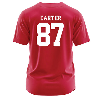 Miami of Ohio - NCAA Softball : Ella Carter - Red Jersey-1