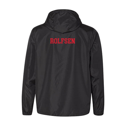 Miami of Ohio - NCAA Men's Swimming & Diving : Elijah Rolfsen - Windbreaker-1
