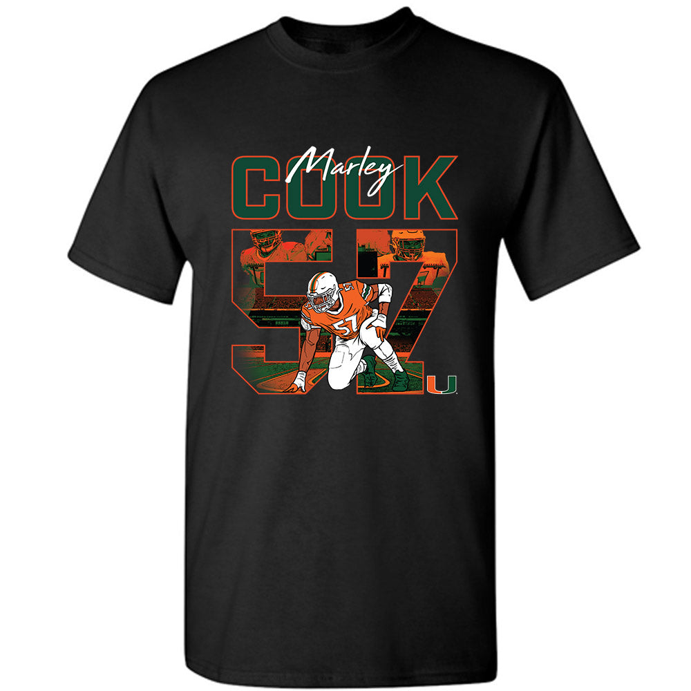 Miami - NCAA Football : Marley Cook - T-Shirt