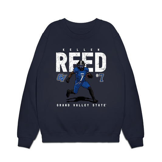 Grand Valley - NCAA Football : Kellen Reed - Premium Crewneck Sweatshirt-0