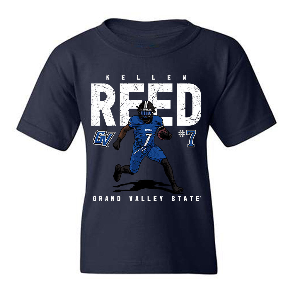 Grand Valley - NCAA Football : Kellen Reed - Youth T-Shirt-0