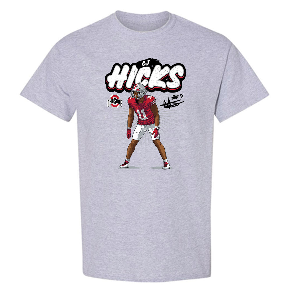Ohio State - NCAA Football : CJ Hicks - T-Shirt Player Merch