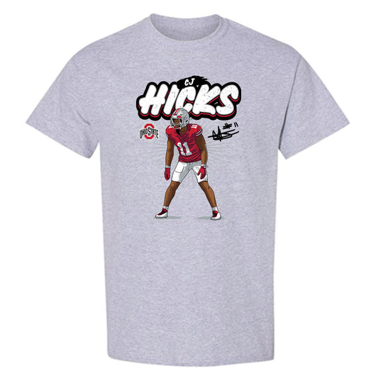 Ohio State - NCAA Football : CJ Hicks - T-Shirt Player Merch