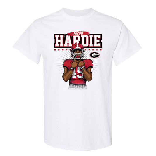 Georgia - NCAA Football : Jacob Hardie - Individual Caricature T-Shirt-0