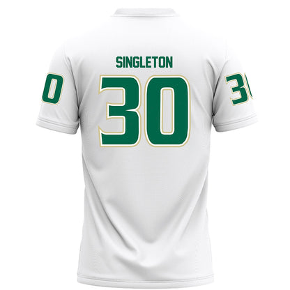 USF - NCAA Football : Ira Singleton - White Football Jersey-1