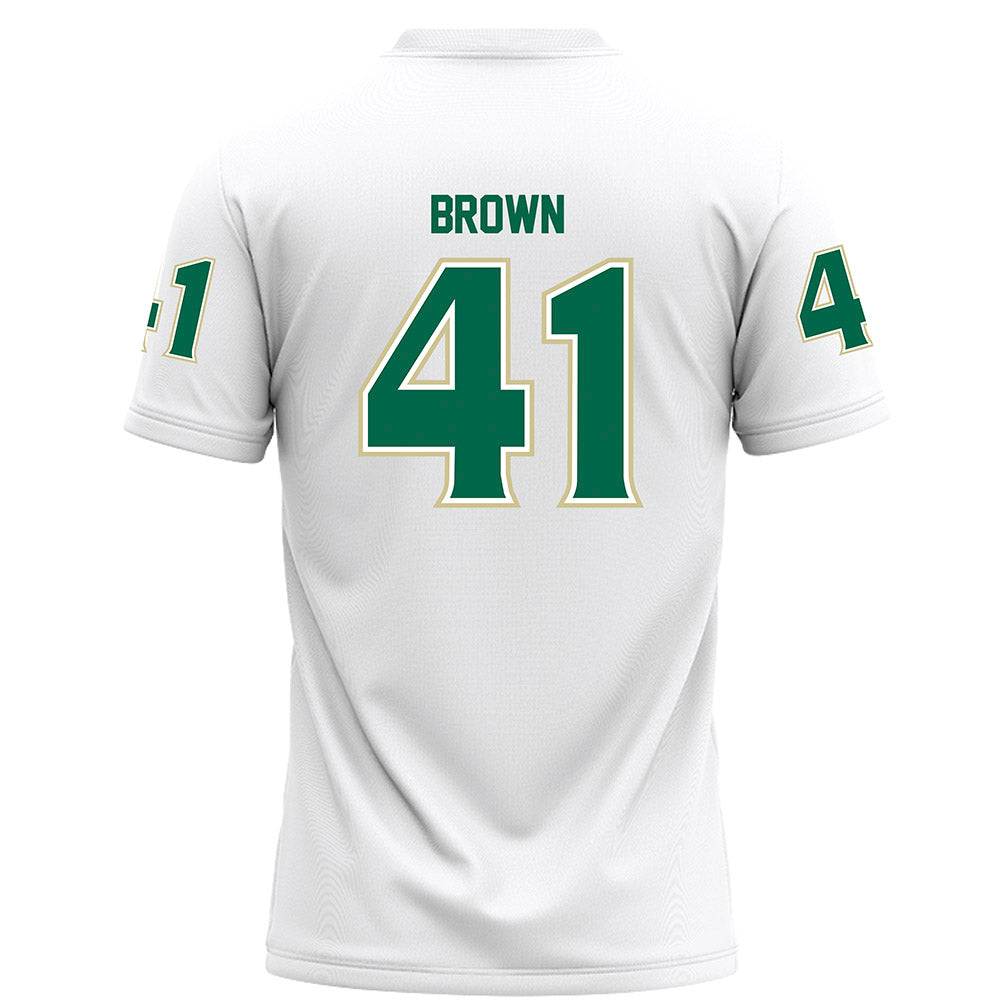 USF - NCAA Football : George Brown - White Football Jersey