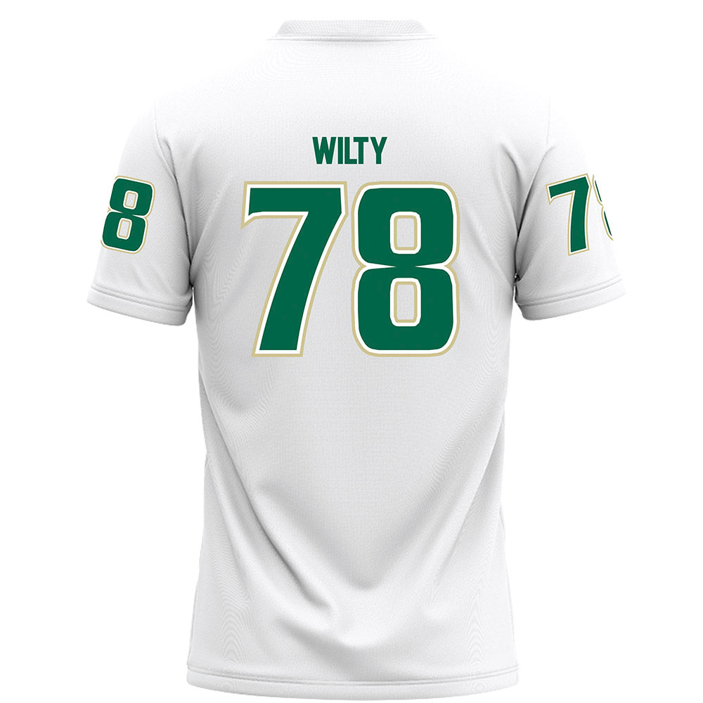 USF - NCAA Football : Jack Wilty - White Football Jersey