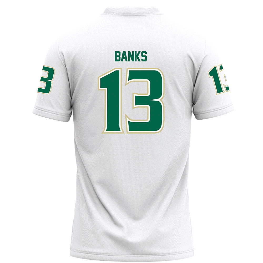 USF - NCAA Football : Kajuan Banks - White Football Jersey