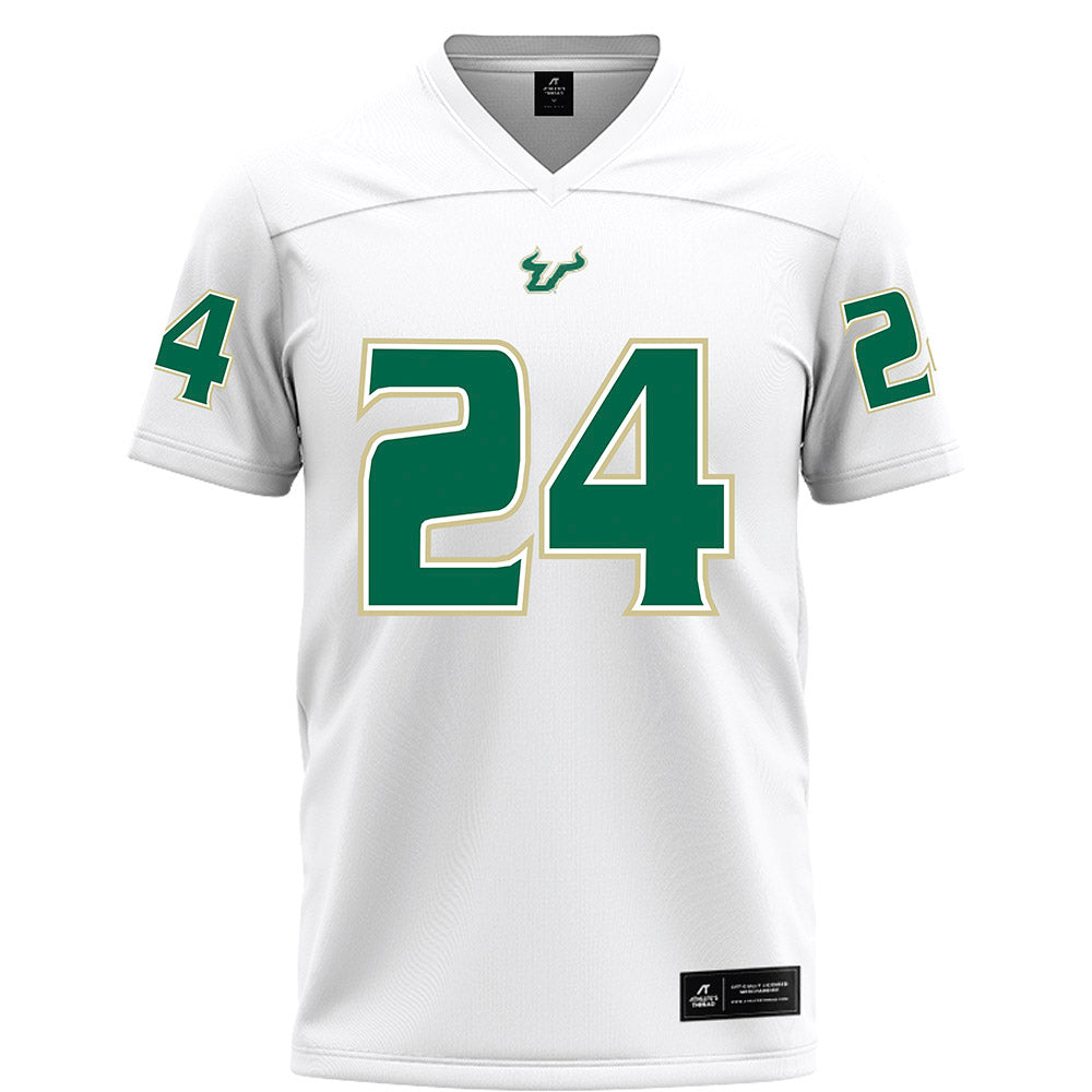  - NCAA Football : Mac Harris III - White Football Jersey-0