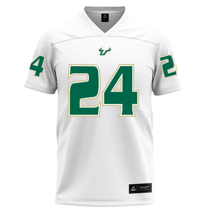  - NCAA Football : Mac Harris III - White Football Jersey-0