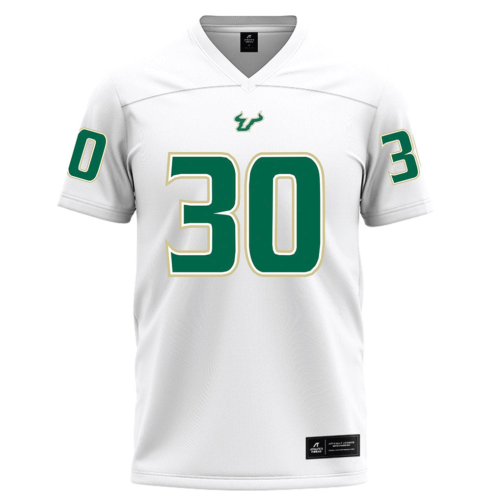 USF - NCAA Football : Ira Singleton - White Football Jersey-0