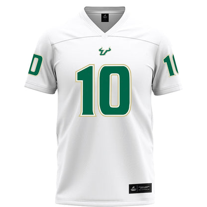 USF - NCAA Football : Alvon Isaac - White Football Jersey