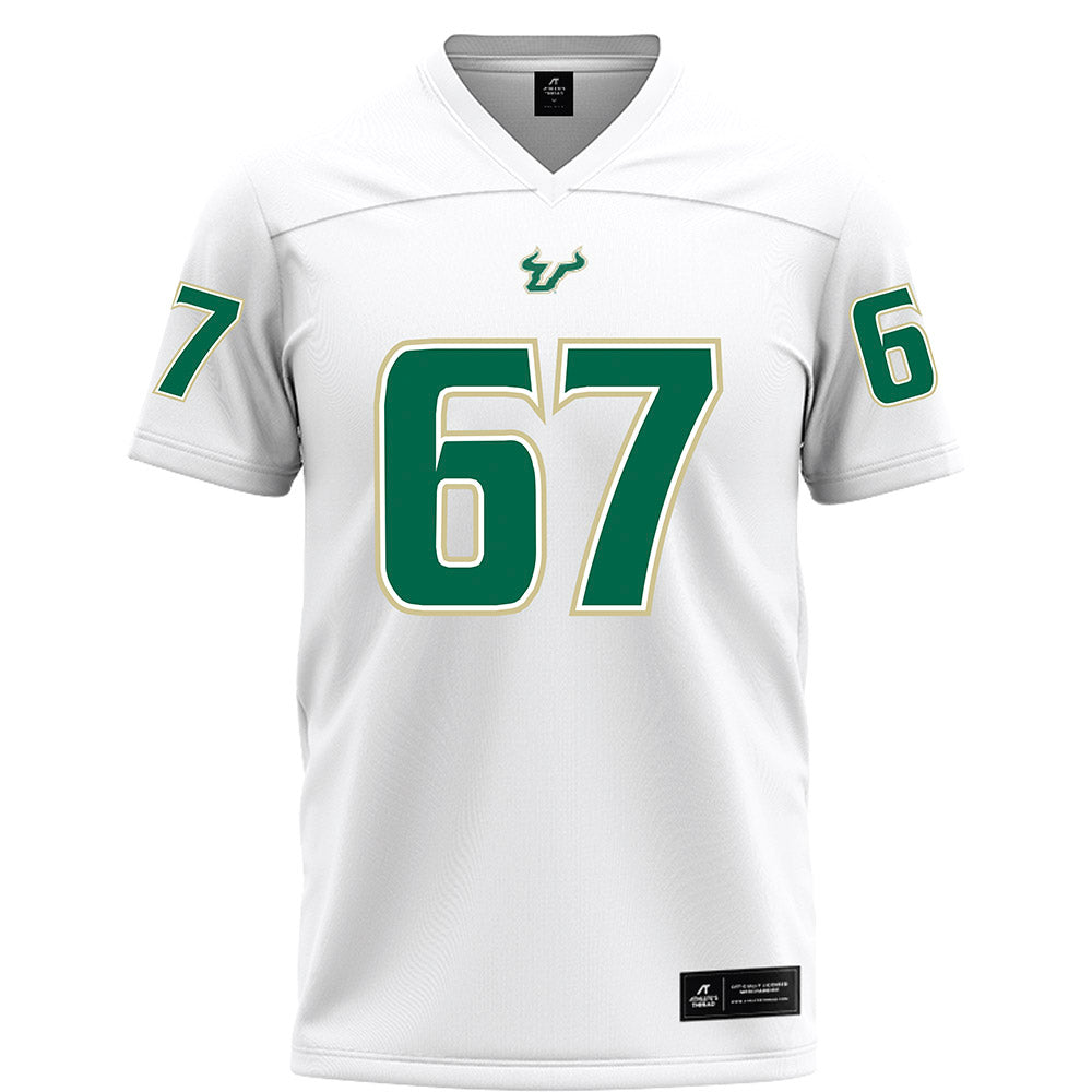 USF - NCAA Football : Thomas Shrader - White Football Jersey-0