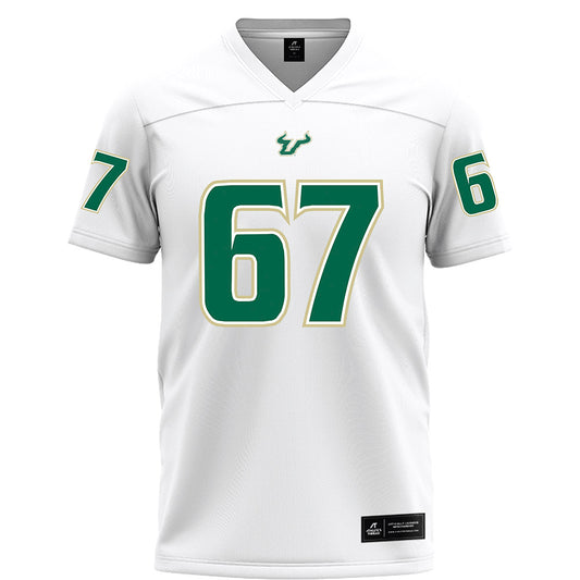 USF - NCAA Football : Thomas Shrader - White Football Jersey-0