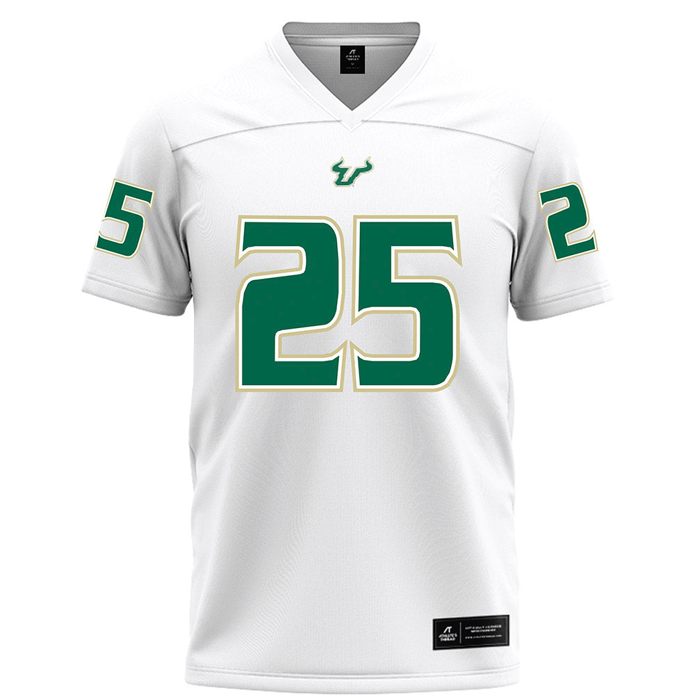 USF - NCAA Football : Nykahi Davenport - White Football Jersey