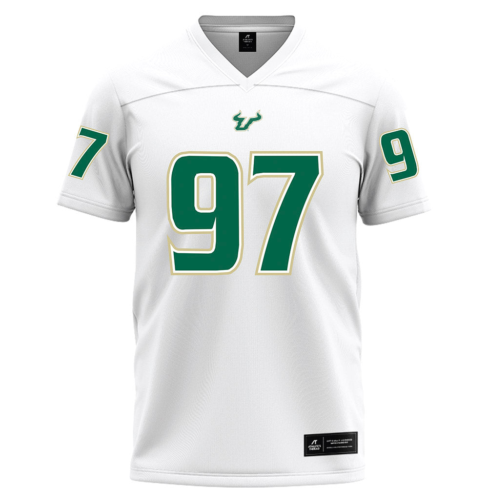 USF - NCAA Football : Jahari Grant - White Football Jersey