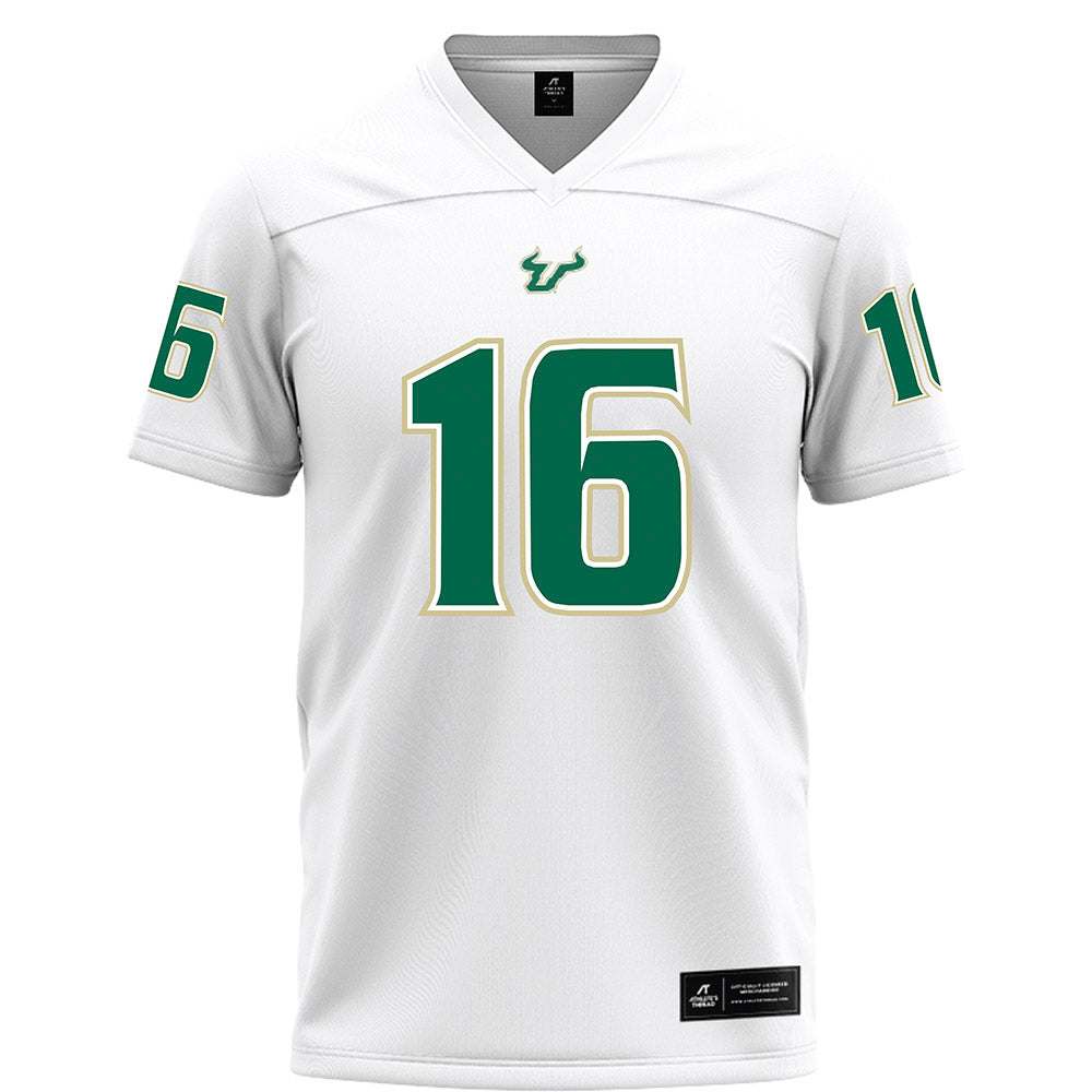 USF - NCAA Football : Ryan Bolduc - White Football Jersey