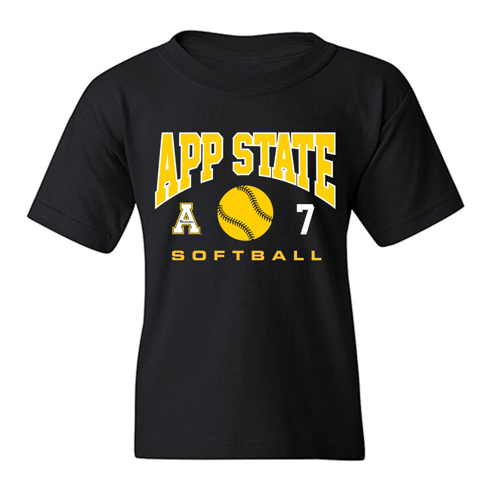 App State - NCAA Softball : Mollie Bulla - Sport Shersey Youth T-Shirt-0