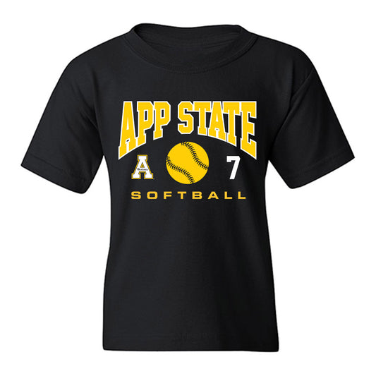 App State - NCAA Softball : Mollie Bulla - Sport Shersey Youth T-Shirt-0