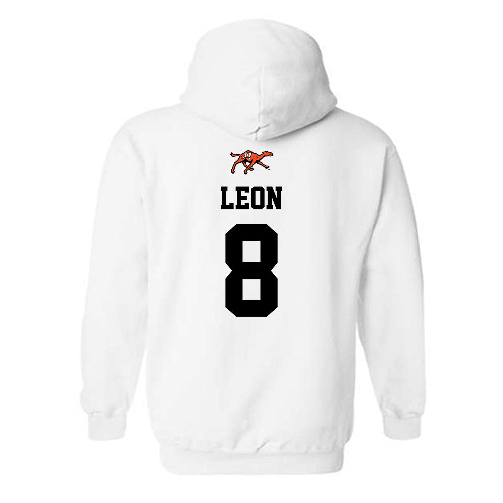 Campbell - NCAA Softball : Megan Leon - Sports Shersey Hooded Sweatshirt-1