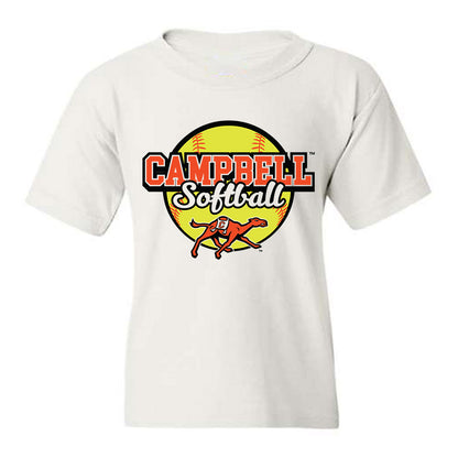 Campbell - NCAA Softball : Megan Leon - Sports Shersey Youth T-Shirt-0