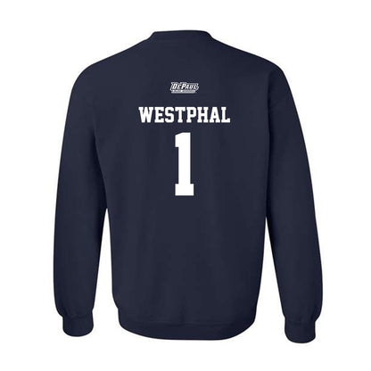 DePaul - NCAA Softball : Kailie Westphal - Sports Shersey Crewneck Sweatshirt-1