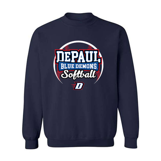 DePaul - NCAA Softball : Lydia Ettema - Sports Shersey Crewneck Sweatshirt-0